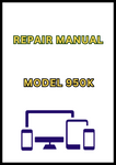 MODEL 950K CRAWLER DOZER REPAIR MANUAL - PDF