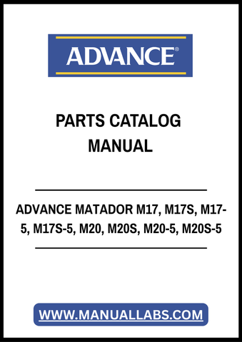 ADVANCE MATADOR M17, M17S, M17-5, M17S-5, M20, M20S, M20-5, M20S-5 PARTS CATALOG MANUAL - PDF FILE