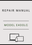 MODEL E400LC CRAWLER EXCAVATOR REPAIR MANUAL - PDF