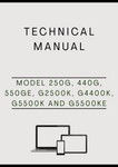 MODEL 250G, 440G, 550GE, G2500K, G4400K, G5500K AND G5500KE GENERATOR TECHNICAL MANUAL - PDF