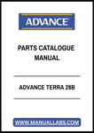 ADVANCE TERRA 28B PARTS CATALOGUE MANUAL - PDF FILE