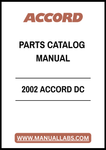 2002 ACCORD DC PARTS CATALOG MANUAL – PDF FILE