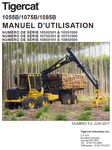 TIGERCAT 1075B, 1085B FORWARDER USER MANUAL