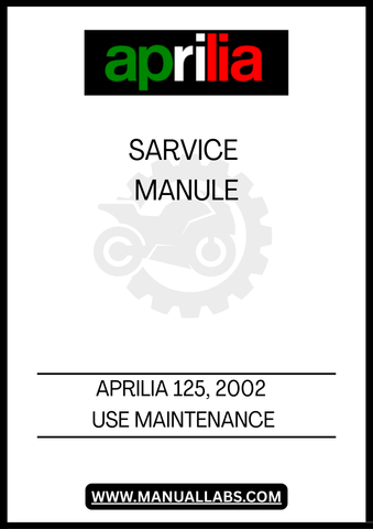 DISCOVER THE ULTIMATE RESOURCE FOR MAINTAINING YOUR APRILIA 125 WITH OUR COMPREHENSIVE 2002 MAINTENANCE SERVICE MANUAL IN PDF FORMAT. THIS ESSENTIAL GUIDE IS DESIGNED TO HELP YOU KEEP YOUR SCOOTER IN PEAK CONDITION, ENSURING OPTIMAL PERFORMANCE AND LONGEVITY. 