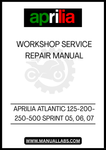 DON’T LET MINOR ISSUES TURN INTO MAJOR PROBLEMS—INVEST IN THE APRILIA ATLANTIC SERVICE REPAIR WORKSHOP MANUAL TODAY. DOWNLOAD YOUR PDF FILE NOW AND TAKE THE FIRST STEP TOWARDS MASTERING YOUR SCOOTER’S MAINTENANCE AND REPAIR NEEDS!