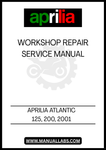 DISCOVER THE ULTIMATE RESOURCE FOR MAINTAINING YOUR APRILIA ATLANTIC 125 AND 200 MODELS FROM 2001 WITH OUR COMPREHENSIVE WORKSHOP REPAIR SERVICE MANUAL IN PDF FORMAT. THIS DIGITAL GUIDE IS DESIGNED TO PROVIDE YOU WITH DETAILED INSTRUCTIONS, DIAGRAMS, AND TROUBLESHOOTING TIPS TO ENSURE YOUR SCOOTER RUNS SMOOTHLY AND EFFICIENTLY.