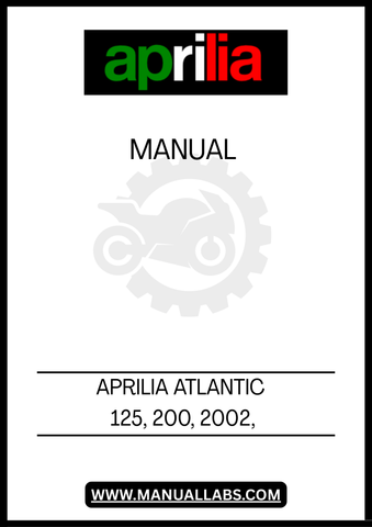 DISCOVER THE ULTIMATE RESOURCE FOR YOUR APRILIA ATLANTIC 125 AND 200 (2002 MODEL) WITH OUR COMPREHENSIVE MANUAL IN PDF FORMAT. THIS DIGITAL GUIDE IS DESIGNED TO PROVIDE YOU WITH ALL THE ESSENTIAL INFORMATION YOU NEED TO MAINTAIN AND OPERATE YOUR SCOOTER EFFICIENTLY. FROM DETAILED SPECIFICATIONS TO TROUBLESHOOTING TIPS, THIS MANUAL IS YOUR GO-TO REFERENCE FOR ENSURING OPTIMAL PERFORMANCE.