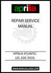 DISCOVER THE ULTIMATE RESOURCE FOR MAINTAINING YOUR APRILIA ATLANTIC 125 AND 200 MODELS FROM 2003 WITH OUR COMPREHENSIVE REPAIR SERVICE MANUAL IN PDF FORMAT. THIS MANUAL IS METICULOUSLY DESIGNED TO PROVIDE YOU WITH DETAILED INSTRUCTIONS, DIAGRAMS, AND TROUBLESHOOTING TIPS, ENSURING THAT YOU CAN CONFIDENTLY TACKLE ANY REPAIR OR MAINTENANCE TASK.