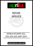  UNLOCK THE FULL POTENTIAL OF YOUR APRILIA ATLANTIC 125, 200, 250, OR 500 WITH OUR COMPREHENSIVE REPAIR SERVICE PDF FILE, COVERING MODELS FROM 1997 TO 2007. THIS ESSENTIAL GUIDE PROVIDES DETAILED INSTRUCTIONS AND DIAGRAMS, ENSURING YOU HAVE EVERYTHING YOU NEED TO PERFORM REPAIRS AND MAINTENANCE WITH CONFIDENCE.