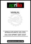 UNLOCK THE FULL POTENTIAL OF YOUR APRILIA ATLANTIC 125, 200, 250, AND 500 SPRINT WITH OUR COMPREHENSIVE MANUAL, AVAILABLE IN A CONVENIENT PDF FORMAT. THIS ESSENTIAL GUIDE COVERS MODELS FROM 1997 TO 2007, PROVIDING YOU WITH DETAILED INFORMATION ON MAINTENANCE, TROUBLESHOOTING, AND REPAIR PROCEDURES TO KEEP YOUR SCOOTER RUNNING SMOOTHLY.