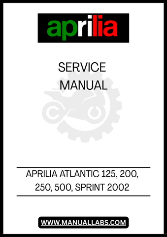 UNLOCK THE FULL POTENTIAL OF YOUR APRILIA ATLANTIC 125, 200, 250, 500, AND SPRINT 2002 WITH OUR COMPREHENSIVE SERVICE MANUAL IN PDF FORMAT. THIS ESSENTIAL GUIDE PROVIDES DETAILED INSTRUCTIONS AND INSIGHTS, ENSURING YOU CAN MAINTAIN AND REPAIR YOUR SCOOTER WITH CONFIDENCE. 
