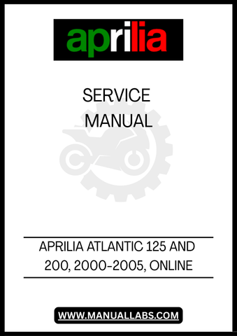 UNLOCK THE FULL POTENTIAL OF YOUR APRILIA ATLANTIC 125 AND 200 WITH OUR COMPREHENSIVE ONLINE SERVICE MANUAL, SPECIFICALLY DESIGNED FOR MODELS FROM 2000 TO 2005. THIS PDF FILE IS YOUR ULTIMATE RESOURCE FOR MAINTENANCE, TROUBLESHOOTING, AND REPAIR, ENSURING YOUR SCOOTER RUNS SMOOTHLY AND EFFICIENTLY.