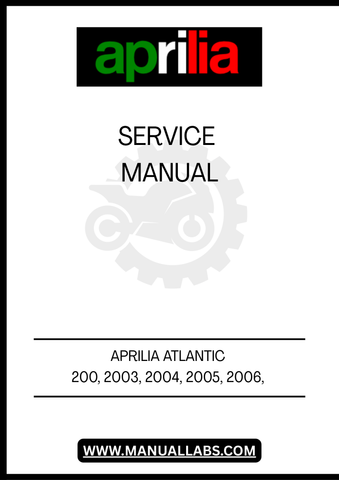 UNLOCK THE FULL POTENTIAL OF YOUR APRILIA ATLANTIC 200 WITH OUR COMPREHENSIVE SERVICE MANUAL, COVERING MODELS FROM 2003 TO 2006. THIS PDF FILE IS AN ESSENTIAL RESOURCE FOR BOTH SEASONED MECHANICS AND DIY ENTHUSIASTS, PROVIDING DETAILED INSIGHTS INTO MAINTENANCE, TROUBLESHOOTING, AND REPAIR PROCEDURES TAILORED SPECIFICALLY FOR YOUR SCOOTER.