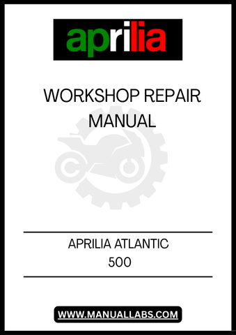 UNLOCK THE FULL POTENTIAL OF YOUR APRILIA ATLANTIC 500 WITH THIS COMPREHENSIVE WORKSHOP REPAIR MANUAL. DESIGNED FOR THE EXPERIENCED MECHANIC, THIS DIGITAL MANUAL PROVIDES DETAILED, STEP-BY-STEP INSTRUCTIONS FOR ALL NECESSARY MAINTENANCE AND REPAIR PROCEDURES, ENSURING YOUR BIKE RUNS AT ITS BEST.