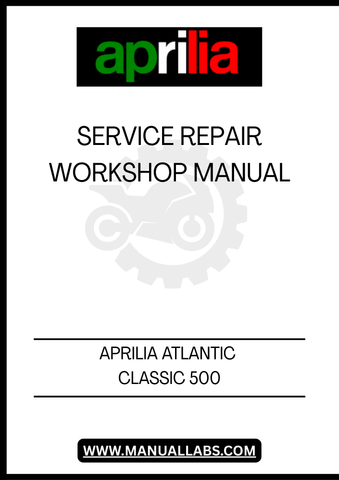 DISCOVER THE ULTIMATE RESOURCE FOR MAINTAINING YOUR APRILIA ATLANTIC CLASSIC 500 WITH OUR COMPREHENSIVE SERVICE REPAIR WORKSHOP MANUAL IN PDF FORMAT. THIS EXPERTLY CRAFTED GUIDE PROVIDES DETAILED INSTRUCTIONS, DIAGRAMS, AND TROUBLESHOOTING TIPS TO ENSURE YOUR SCOOTER RUNS SMOOTHLY AND EFFICIENTLY. WHETHER YOU'RE A SEASONED MECHANIC OR A DIY ENTHUSIAST, THIS MANUAL IS DESIGNED TO EMPOWER YOU WITH THE KNOWLEDGE NEEDED TO TACKLE ANY REPAIR OR MAINTENANCE TASK.