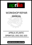 UNLOCK THE FULL POTENTIAL OF YOUR APRILIA ATLANTIC SPRINT WITH OUR COMPREHENSIVE WORKSHOP REPAIR MANUAL, AVAILABLE IN A CONVENIENT PDF FORMAT. THIS ESSENTIAL GUIDE COVERS MODELS 125, 200, 250, AND 500, PROVIDING YOU WITH DETAILED INSTRUCTIONS AND INSIGHTS TO KEEP YOUR SCOOTER RUNNING SMOOTHLY.