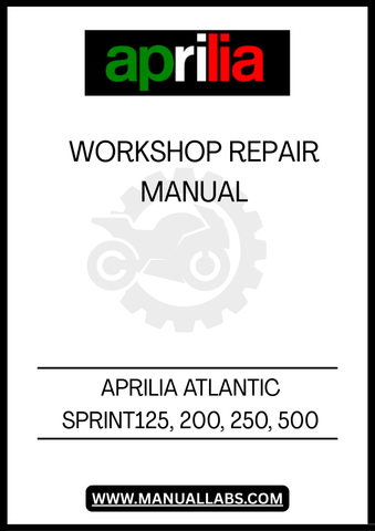 UNLOCK THE FULL POTENTIAL OF YOUR APRILIA ATLANTIC SPRINT WITH OUR COMPREHENSIVE WORKSHOP REPAIR MANUAL, AVAILABLE IN A CONVENIENT PDF FORMAT. THIS ESSENTIAL GUIDE COVERS MODELS 125, 200, 250, AND 500, PROVIDING YOU WITH DETAILED INSTRUCTIONS AND INSIGHTS TO KEEP YOUR SCOOTER RUNNING SMOOTHLY.