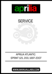 UNLOCK THE FULL POTENTIAL OF YOUR APRILIA ATLANTIC SPRINT 125 AND 200 WITH OUR COMPREHENSIVE SERVICE PDF FILE, COVERING MODELS FROM 1997 TO 2007. THIS ESSENTIAL GUIDE PROVIDES DETAILED MAINTENANCE INSTRUCTIONS, TROUBLESHOOTING TIPS, AND STEP-BY-STEP PROCEDURES TO KEEP YOUR SCOOTER RUNNING SMOOTHLY AND EFFICIENTLY.
