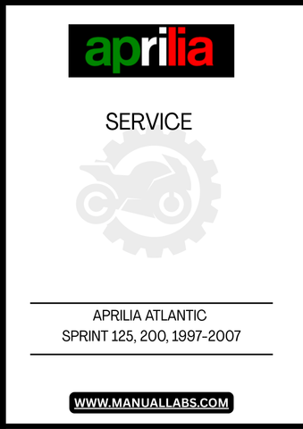 UNLOCK THE FULL POTENTIAL OF YOUR APRILIA ATLANTIC SPRINT 125 AND 200 WITH OUR COMPREHENSIVE SERVICE PDF FILE, COVERING MODELS FROM 1997 TO 2007. THIS ESSENTIAL GUIDE PROVIDES DETAILED MAINTENANCE INSTRUCTIONS, TROUBLESHOOTING TIPS, AND STEP-BY-STEP PROCEDURES TO KEEP YOUR SCOOTER RUNNING SMOOTHLY AND EFFICIENTLY.