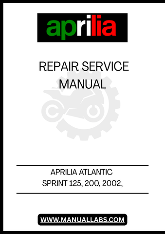 UNLOCK THE FULL POTENTIAL OF YOUR APRILIA ATLANTIC SPRINT 125 AND 200 WITH OUR COMPREHENSIVE REPAIR SERVICE MANUAL, SPECIFICALLY DESIGNED FOR THE 2002 MODEL. THIS PDF FILE IS AN ESSENTIAL RESOURCE FOR BOTH NOVICE AND EXPERIENCED MECHANICS, PROVIDING DETAILED INSTRUCTIONS AND INSIGHTS TO KEEP YOUR SCOOTER RUNNING SMOOTHLY.