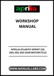 UNLOCK THE FULL POTENTIAL OF YOUR APRILIA ATLANTIC SPRINT 125, 200, 250, OR 500 WITH OUR COMPREHENSIVE 2005 MOTORCYCLE WORKSHOP MANUAL IN PDF FORMAT. THIS ESSENTIAL GUIDE IS DESIGNED FOR BOTH NOVICE AND EXPERIENCED MECHANICS, PROVIDING DETAILED INSTRUCTIONS AND DIAGRAMS TO HELP YOU TACKLE MAINTENANCE AND REPAIRS WITH CONFIDENCE.