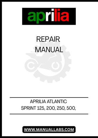 DISCOVER THE ULTIMATE RESOURCE FOR MAINTAINING YOUR APRILIA ATLANTIC SPRINT 125, 200, 250, AND 500 WITH OUR COMPREHENSIVE REPAIR MANUAL IN PDF FORMAT. THIS DIGITAL GUIDE IS DESIGNED TO PROVIDE YOU WITH STEP-BY-STEP INSTRUCTIONS, DETAILED DIAGRAMS, AND ESSENTIAL TROUBLESHOOTING TIPS, ENSURING THAT YOU CAN TACKLE ANY REPAIR OR MAINTENANCE TASK WITH CONFIDENCE.