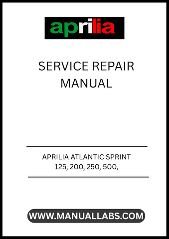 UNLOCK THE FULL POTENTIAL OF YOUR APRILIA ATLANTIC SPRINT WITH OUR COMPREHENSIVE SERVICE REPAIR MANUAL, AVAILABLE IN A CONVENIENT PDF FORMAT. THIS ESSENTIAL GUIDE COVERS MODELS 125, 200, 250, AND 500, PROVIDING YOU WITH DETAILED INSTRUCTIONS AND INSIGHTS TO KEEP YOUR SCOOTER RUNNING SMOOTHLY.