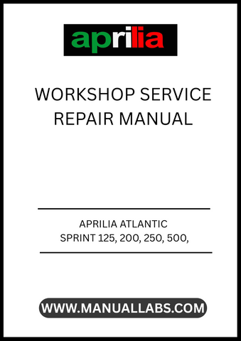UNLOCK THE FULL POTENTIAL OF YOUR APRILIA ATLANTIC SPRINT WITH OUR COMPREHENSIVE WORKSHOP SERVICE REPAIR MANUAL. THIS PDF FILE COVERS MODELS 125, 200, 250, AND 500, PROVIDING YOU WITH DETAILED INSTRUCTIONS AND INSIGHTS TO KEEP YOUR SCOOTER RUNNING SMOOTHLY. WHETHER YOU'RE A SEASONED MECHANIC OR A DIY ENTHUSIAST, THIS MANUAL IS AN ESSENTIAL RESOURCE FOR MAINTENANCE AND REPAIRS.