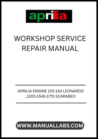 UNLOCK THE FULL POTENTIAL OF YOUR APRILIA ENGINE WITH THE COMPREHENSIVE WORKSHOP SERVICE REPAIR MANUAL FOR THE 120-154 LEONARDO AND 120S-154S-177S SCARABEO MODELS. THIS PDF FILE IS AN ESSENTIAL RESOURCE FOR BOTH DIY ENTHUSIASTS AND PROFESSIONAL MECHANICS, PROVIDING DETAILED INSTRUCTIONS AND INSIGHTS TO KEEP YOUR SCOOTER RUNNING SMOOTHLY.