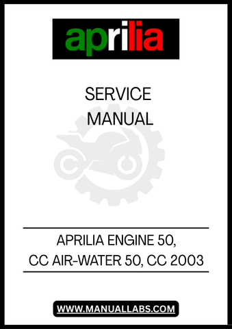 UNLOCK THE FULL POTENTIAL OF YOUR APRILIA ENGINE 50 WITH OUR COMPREHENSIVE 2003 SERVICE MANUAL, AVAILABLE IN A CONVENIENT PDF FORMAT. THIS ESSENTIAL GUIDE IS DESIGNED SPECIFICALLY FOR THE 50CC AIR-WATER MODEL, PROVIDING YOU WITH DETAILED INSTRUCTIONS AND INSIGHTS TO KEEP YOUR ENGINE RUNNING SMOOTHLY.