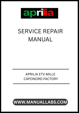 UNLOCK THE FULL POTENTIAL OF YOUR APRILIA ETV MILLE CAPONORD WITH OUR COMPREHENSIVE FACTORY SERVICE REPAIR MANUAL IN PDF FORMAT. THIS ESSENTIAL GUIDE IS DESIGNED FOR BOTH SEASONED MECHANICS AND ENTHUSIASTIC DIYERS, PROVIDING DETAILED INSTRUCTIONS AND INSIGHTS TO KEEP YOUR MOTORCYCLE RUNNING SMOOTHLY.