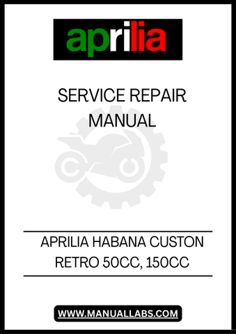 DISCOVER THE ULTIMATE RESOURCE FOR MAINTAINING YOUR APRILIA HABANA CUSTOM RETRO 50CC AND 150CC SCOOTERS WITH OUR COMPREHENSIVE SERVICE REPAIR MANUAL. THIS PDF FILE IS DESIGNED TO PROVIDE YOU WITH DETAILED INSTRUCTIONS, DIAGRAMS, AND TROUBLESHOOTING TIPS, ENSURING THAT YOU CAN KEEP YOUR SCOOTER RUNNING SMOOTHLY AND EFFICIENTLY.