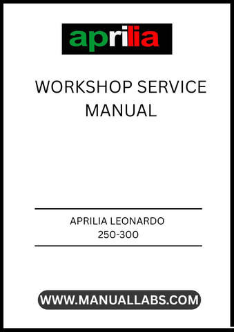 UNLOCK THE FULL POTENTIAL OF YOUR APRILIA LEONARDO 250-300 WITH OUR COMPREHENSIVE WORKSHOP SERVICE MANUAL IN PDF FORMAT. THIS ESSENTIAL GUIDE IS DESIGNED FOR BOTH NOVICE AND EXPERIENCED MECHANICS, PROVIDING DETAILED INSTRUCTIONS AND INSIGHTS TO KEEP YOUR SCOOTER RUNNING SMOOTHLY.