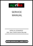 UNLOCK THE FULL POTENTIAL OF YOUR APRILIA LEONARDO 250, 300, 2000-2004 WITH OUR COMPREHENSIVE ONLINE SERVICE MANUAL IN PDF FORMAT. THIS ESSENTIAL GUIDE PROVIDES DETAILED INSTRUCTIONS AND INSIGHTS, ENSURING YOU HAVE EVERYTHING YOU NEED FOR MAINTENANCE AND REPAIRS AT YOUR FINGERTIPS. 