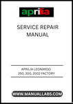 UNLOCK THE FULL POTENTIAL OF YOUR APRILIA LEONARDO 250, 300, 2002 WITH OUR COMPREHENSIVE FACTORY SERVICE REPAIR MANUAL IN PDF FORMAT. THIS ESSENTIAL GUIDE IS DESIGNED FOR BOTH SEASONED MECHANICS AND DIY ENTHUSIASTS, PROVIDING DETAILED INSTRUCTIONS AND DIAGRAMS TO ENSURE YOUR SCOOTER RUNS SMOOTHLY AND EFFICIENTLY.