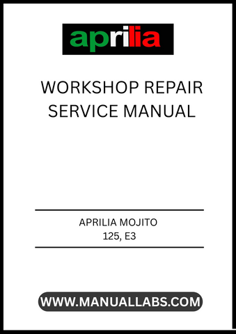  UNLOCK THE FULL POTENTIAL OF YOUR APRILIA MOJITO 125 WITH OUR COMPREHENSIVE E3 WORKSHOP REPAIR SERVICE MANUAL IN PDF FORMAT. THIS ESSENTIAL GUIDE IS DESIGNED FOR BOTH NOVICE AND EXPERIENCED MECHANICS, PROVIDING DETAILED INSTRUCTIONS AND DIAGRAMS TO ENSURE YOUR SCOOTER RUNS SMOOTHLY AND EFFICIENTLY.