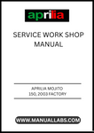 UNLOCK THE FULL POTENTIAL OF YOUR APRILIA MOJITO 150 WITH OUR COMPREHENSIVE 2003 FACTORY SERVICE WORKSHOP MANUAL IN PDF FORMAT. THIS ESSENTIAL GUIDE IS DESIGNED FOR BOTH NOVICE AND EXPERIENCED MECHANICS, PROVIDING DETAILED INSTRUCTIONS AND DIAGRAMS TO ENSURE YOUR SCOOTER RUNS SMOOTHLY AND EFFICIENTLY.