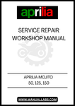 UNLOCK THE FULL POTENTIAL OF YOUR APRILIA MOJITO 50, 125, AND 150 WITH OUR COMPREHENSIVE SERVICE REPAIR WORKSHOP MANUAL. THIS PDF FILE IS METICULOUSLY DESIGNED TO PROVIDE YOU WITH DETAILED INSTRUCTIONS, DIAGRAMS, AND TROUBLESHOOTING TIPS, ENSURING THAT YOU CAN MAINTAIN AND REPAIR YOUR SCOOTER WITH CONFIDENCE.