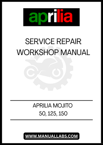 UNLOCK THE FULL POTENTIAL OF YOUR APRILIA MOJITO 50, 125, AND 150 WITH OUR COMPREHENSIVE SERVICE REPAIR WORKSHOP MANUAL. THIS PDF FILE IS METICULOUSLY DESIGNED TO PROVIDE YOU WITH DETAILED INSTRUCTIONS, DIAGRAMS, AND TROUBLESHOOTING TIPS, ENSURING THAT YOU CAN MAINTAIN AND REPAIR YOUR SCOOTER WITH CONFIDENCE.