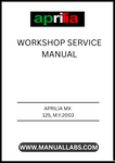 UNLOCK THE FULL POTENTIAL OF YOUR APRILIA MX 125 WITH THE COMPREHENSIVE WORKSHOP SERVICE MANUAL FOR THE 2003 MODEL YEAR. THIS PDF FILE IS AN ESSENTIAL RESOURCE FOR BOTH NOVICE AND EXPERIENCED MECHANICS, PROVIDING DETAILED INSIGHTS INTO MAINTENANCE, REPAIRS, AND TROUBLESHOOTING.