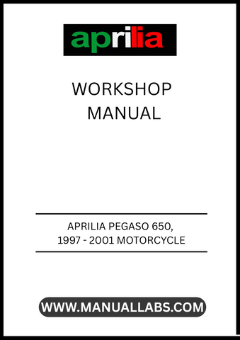 UNLOCK THE FULL POTENTIAL OF YOUR APRILIA PEGASO 650 WITH OUR COMPREHENSIVE 1997 - 2001 MOTORCYCLE WORKSHOP MANUAL IN PDF FORMAT. THIS ESSENTIAL GUIDE IS DESIGNED FOR BOTH NOVICE AND EXPERIENCED MECHANICS, PROVIDING DETAILED INSTRUCTIONS AND ILLUSTRATIONS TO HELP YOU TACKLE ANY REPAIR OR MAINTENANCE TASK WITH CONFIDENCE.