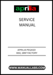 UNLOCK THE FULL POTENTIAL OF YOUR 1997 APRILIA PEGASO 650 WITH OUR COMPREHENSIVE FACTORY SERVICE MANUAL IN PDF FORMAT. THIS ESSENTIAL GUIDE IS DESIGNED TO PROVIDE YOU WITH DETAILED INSIGHTS INTO MAINTENANCE, REPAIRS, AND TROUBLESHOOTING, ENSURING YOUR MOTORCYCLE RUNS SMOOTHLY AND EFFICIENTLY.