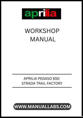 UNLOCK THE FULL POTENTIAL OF YOUR APRILIA PEGASO 650 STRADA WITH OUR COMPREHENSIVE FACTORY WORKSHOP MANUAL IN PDF FORMAT. THIS ESSENTIAL GUIDE IS DESIGNED FOR BOTH SEASONED MECHANICS AND ENTHUSIASTIC DIYERS, PROVIDING DETAILED INSIGHTS INTO EVERY ASPECT OF YOUR MOTORCYCLE'S MAINTENANCE AND REPAIR.