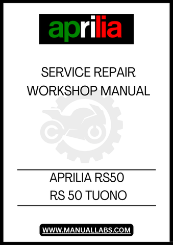 UNLOCK THE FULL POTENTIAL OF YOUR APRILIA RS50 OR RS 50 TUONO WITH OUR COMPREHENSIVE SERVICE REPAIR WORKSHOP MANUAL IN PDF FORMAT. THIS ESSENTIAL GUIDE IS DESIGNED FOR BOTH NOVICE AND EXPERIENCED MECHANICS, PROVIDING DETAILED INSTRUCTIONS AND INSIGHTS TO KEEP YOUR MOTORCYCLE RUNNING SMOOTHLY.