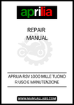 UNLOCK THE FULL POTENTIAL OF YOUR APRILIA RSV 1000 MILLE TUONO R WITH OUR COMPREHENSIVE REPAIR MANUAL IN PDF FORMAT. THIS ESSENTIAL GUIDE PROVIDES DETAILED INSTRUCTIONS FOR BOTH USAGE AND MAINTENANCE, ENSURING YOUR MOTORCYCLE PERFORMS AT ITS BEST. WHETHER YOU'RE A SEASONED MECHANIC OR A PASSIONATE OWNER, THIS MANUAL IS DESIGNED TO ENHANCE YOUR UNDERSTANDING AND CARE OF YOUR BIKE.