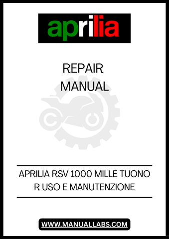 UNLOCK THE FULL POTENTIAL OF YOUR APRILIA RSV 1000 MILLE TUONO R WITH OUR COMPREHENSIVE REPAIR MANUAL IN PDF FORMAT. THIS ESSENTIAL GUIDE PROVIDES DETAILED INSTRUCTIONS FOR BOTH USAGE AND MAINTENANCE, ENSURING YOUR MOTORCYCLE PERFORMS AT ITS BEST. WHETHER YOU'RE A SEASONED MECHANIC OR A PASSIONATE OWNER, THIS MANUAL IS DESIGNED TO ENHANCE YOUR UNDERSTANDING AND CARE OF YOUR BIKE.