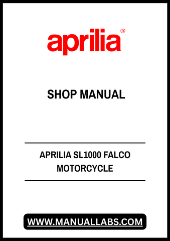 Unlock the full potential of your Aprilia SL1000 Falco with our comprehensive Motorcycle Shop Manual in PDF format. This essential guide is designed for both seasoned mechanics and enthusiastic DIYers, providing detailed insights into every aspect of your motorcycle's maintenance and repair.