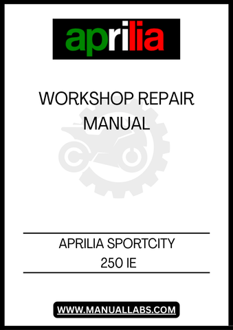 WITH EASY-TO-FOLLOW STEPS AND CLEAR ILLUSTRATIONS, YOU'LL FIND EVERYTHING FROM ROUTINE MAINTENANCE PROCEDURES TO COMPLEX REPAIR TECHNIQUES. SAVE TIME AND MONEY BY TACKLING REPAIRS YOURSELF, AND KEEP YOUR APRILIA SPORTCITY 250 IE IN PEAK CONDITION. THIS MANUAL COVERS ALL ESSENTIAL ASPECTS, INCLUDING ENGINE SPECIFICATIONS, ELECTRICAL SYSTEMS, AND MORE, MAKING IT AN INDISPENSABLE TOOL FOR ANY OWNER.