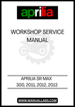 UNLOCK THE FULL POTENTIAL OF YOUR APRILIA SR MAX 300 WITH OUR COMPREHENSIVE WORKSHOP SERVICE MANUAL, SPECIFICALLY DESIGNED FOR THE 2011, 2012, AND 2013 MODELS. THIS PDF FILE IS AN ESSENTIAL RESOURCE FOR BOTH DIY ENTHUSIASTS AND PROFESSIONAL MECHANICS, PROVIDING DETAILED INSTRUCTIONS AND INSIGHTS TO KEEP YOUR SCOOTER RUNNING SMOOTHLY.