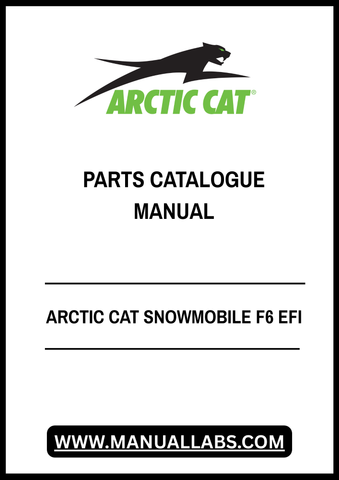 Discover the ultimate resource for your Arctic Cat Snowmobile F6 EFI with our comprehensive Parts Catalogue Manual in PDF format. This essential guide provides detailed diagrams and specifications, ensuring you have all the information you need to maintain and repair your snowmobile efficiently.